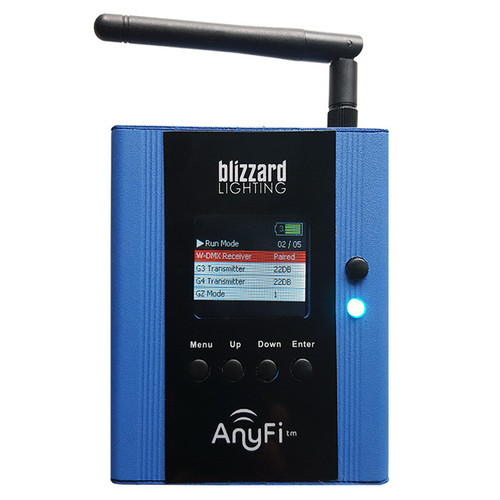 Blizzard Lighting LightCaster AnyFi W-DMX + Skywire 2.4GHz Wireless DMX Transceiver (Discontinued)