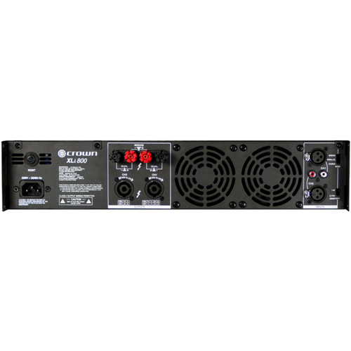 Crown XLi 800 2-Channel Stereo Power Amplifier 2 x 300W @ 4 Ohms