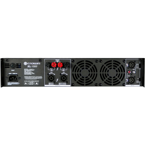 Crown XLi 1500 2-Channel Stereo Power Amplifier 2 x 450W @ 4 Ohms