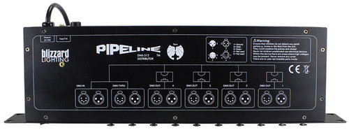 Blizzard Lighting Pipeline Twin 19" Rack Mountable DMX Splitter/Amplifier
