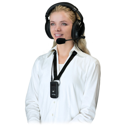 Listen Tech 4 Person ListenTALK Headset Coaching Wireless Communication System for High Noise Environments