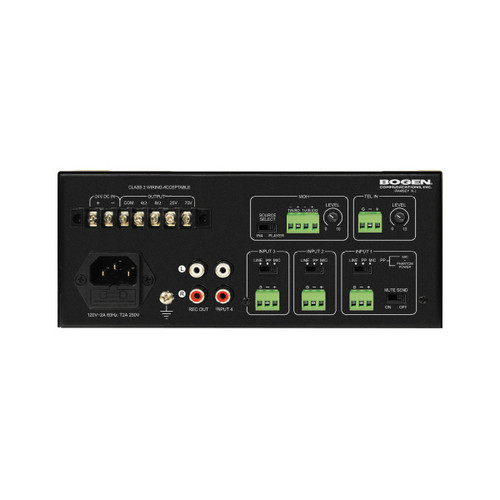 Bogen Communications CC4062MBT 70V Bluetooth Compact Mixer Amplifier (Discontinued)