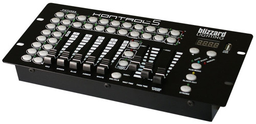 Blizzard Lighting Kontrol 5 10-Channel 5 Fader DMX Controller (Discontinued)