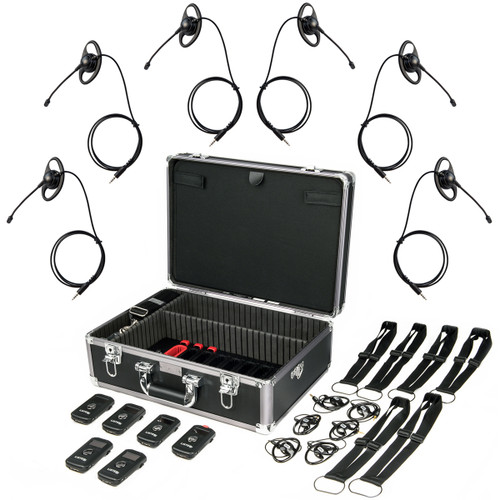 Listen Tech 6 Person ListenTALK Language Interpretation Wireless System for Quiet Environments