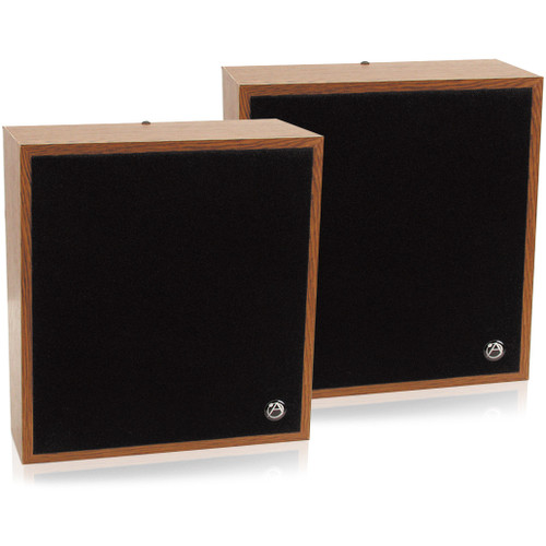 AtlasIED WD417-72V 8" Wall Mount 70V Speaker/Baffle with Volume Control - Pair
