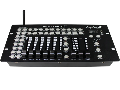 Blizzard Lighting Kontrol 6 Skywire Wireless 12-Channel 6 Fader DMX Controller