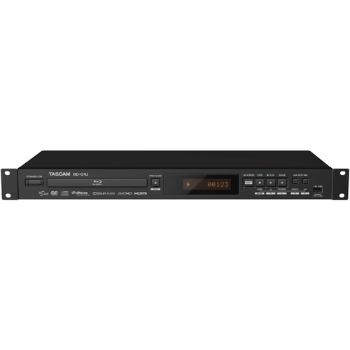 Tascam BD-01U Rackmount Blu-Ray Player (Discontinued)