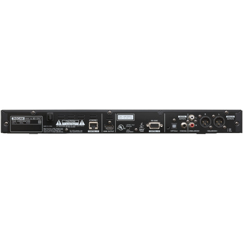Tascam BD-01U Rackmount Blu-Ray Player (Discontinued)