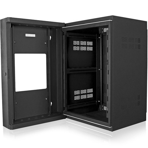 AtlasIED WMA16-23 16RU 23.5" Deep High-Strength Wall Cabinet with Adjustable Rails