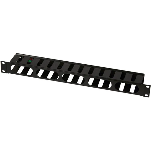 Gator GRW-PNLCBLMNG1 1U Rackmount Cable Management with Cap (Discontinued)