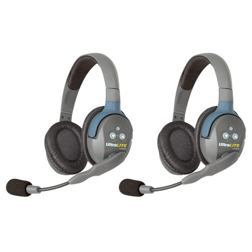 Eartec UL2D UltraLITE 2 Person Wireless Headset System with Case (Double)