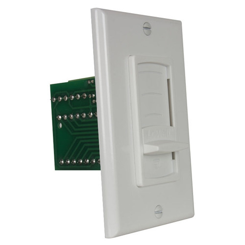 Lowell SVC100-PA-DW Slider Volume Control 25/70/100 Volt 100W Decorator One-Gang (White) ADA Compliant