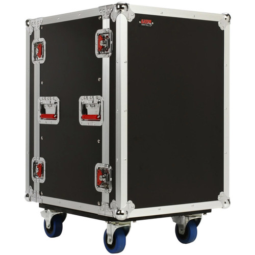 Gator G-TOUR16UCA-24D 16U 24" Deep Audio Road Rack Case with Casters