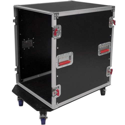 Gator G-TOUR16UCA-24D 16U 24" Deep Audio Road Rack Case with Casters