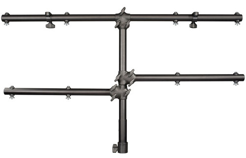 Ultimate Support LT-99BL LT Series Multi-Tiered Heavy-Duty Extra Tall Lighting Tree with TeleLock Lift-Assist Technology