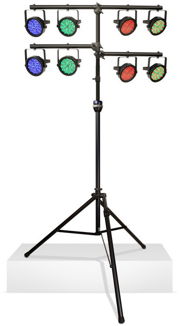 Ultimate Support LT-99BL LT Series Multi-Tiered Heavy-Duty Extra Tall Lighting Tree with TeleLock Lift-Assist Technology