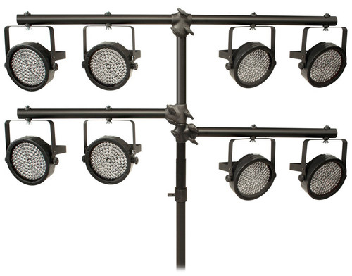 Ultimate Support LT-99BL LT Series Multi-Tiered Heavy-Duty Extra Tall Lighting Tree with TeleLock Lift-Assist Technology