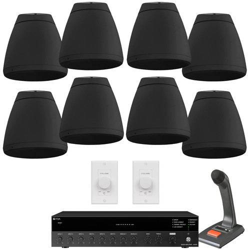 Open Ceiling Supermarket 2-Zone Sound System