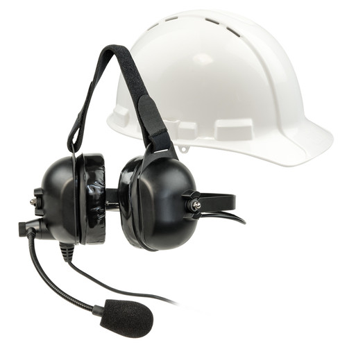 Listen Tech LA-455 ListenTALK Headset 5 Over Ears Industrial with Boom Mic