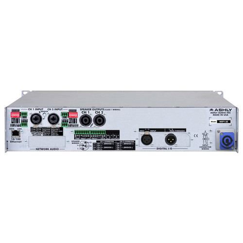 Ashly Audio nXp1.52 2 Channel Network Power Amplifier 2 x 1500 Watts @ 2 Ohms With Protea DSP