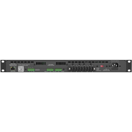 AtlasIED DPA404 4-Channel Power Amplifier 100W @ 70/100V or 4 x 75W @ 8 Ohm