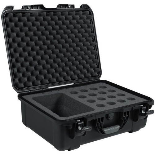 Gator GM-16-MIC-WP Waterproof Wired Microphone Case (Fits 16 Mics)