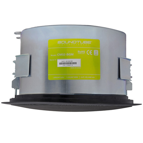 SoundTube CM52-BGM 5.25" Coaxial In-Ceiling Background Music Speaker - Black