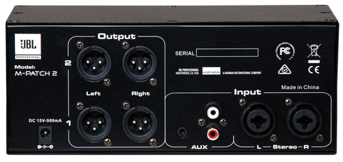 JBL M-Patch 2 Passive Stereo Controller and Switch Box (Discontinued)