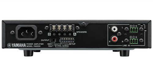 Small Conference Room Sound System with 8 Yamaha VXC and 2 VXS Series Speakers PA2030 Power Amplifier and MA2030 Mixer Amplifier (Discontinued Components)