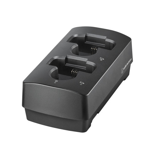 Audio-Technica ATW-CHG3N Networked Two-Bay Recharging Station for 3000 Series Handheld and Body-Pack Transmitters  (Power Supply Not Included)