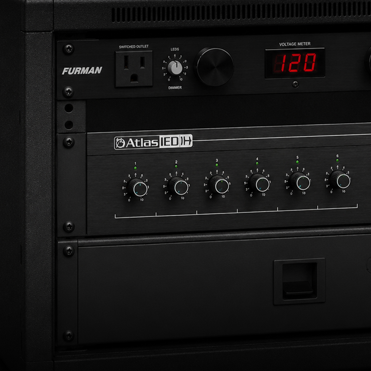Commercial audio mixer amplifiers