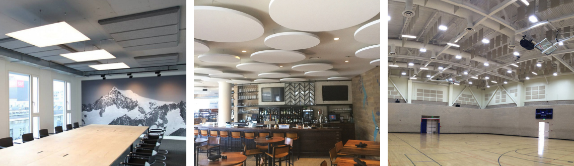 The Different Types of Acoustic Sound Treatment Panels, How They Work and Where to Place Them for Acoustic Absorption in Commercial Spaces