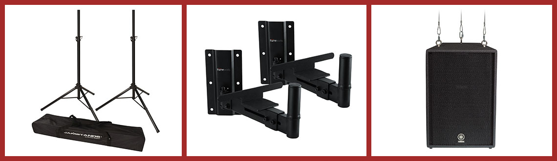 Best PA Sound System Professional Speaker Stands & Mount Types