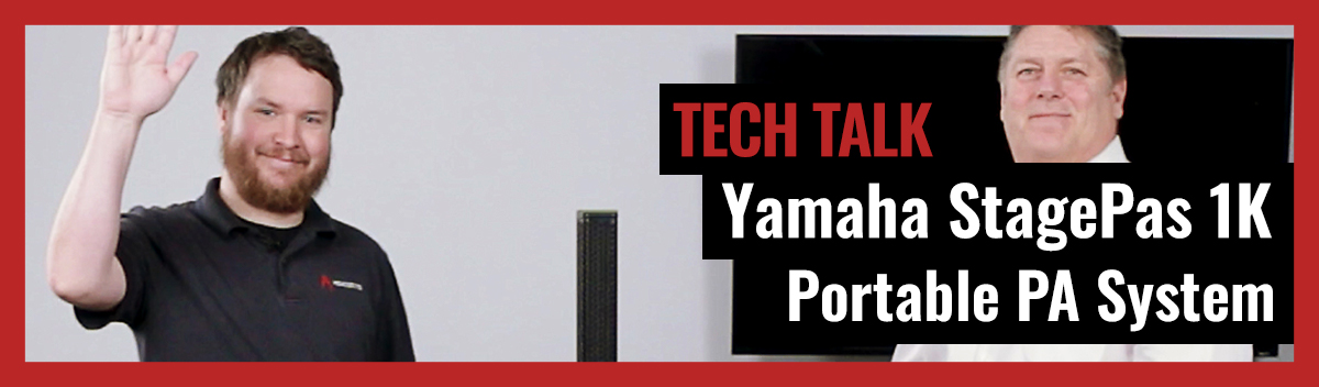 Introducing the Yamaha StagePas 1K Portable PA System on Pro Acoustics Tech Talk Ep. 40