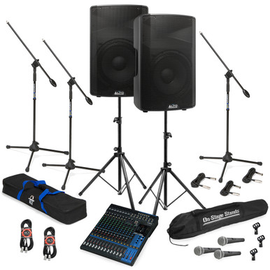 Live Sound System Package with 2 Alto Truesonic TX312 Powered