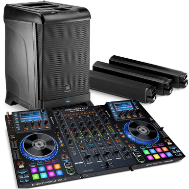DJ Equipment Package with JBL EON ONE All-in-One PA System and