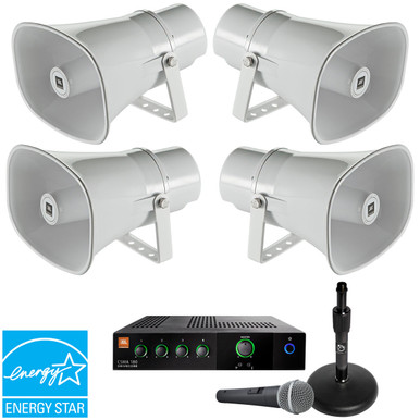 Indoor Outdoor Rated Industrial PA Sound System for Warehouses