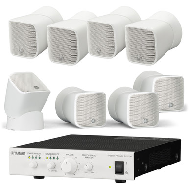 ちさと　YAMAHA VSP-SP2 ホワイト スピーカー 2個セット Yamaha VSP-2 Speech Privacy System with 8 VSP-SP2 Speakers