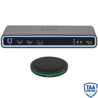 Biamp Devio SCR-25TX Web-Based Conferencing Hub with Tabletop