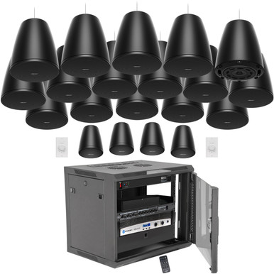 Fitness Center Sound System Package with 20 Bose Pendant Mount