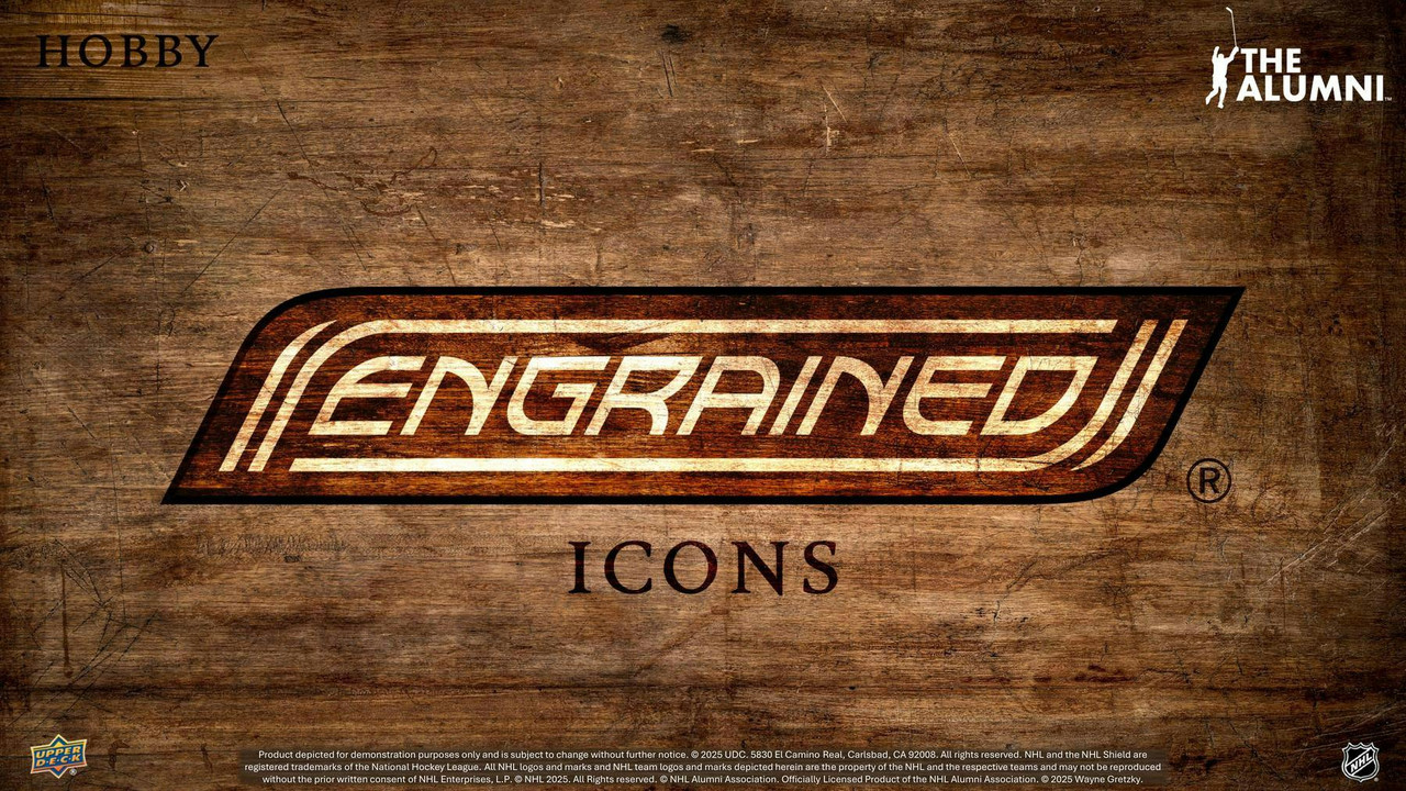 GIVEAWAY BREAK #4  - random team break - upper deck engrained icons 5 hobby box break 