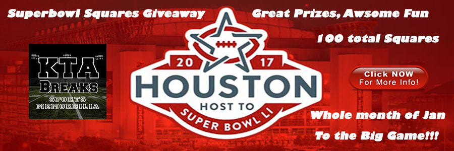 Superbowl Squares Promotion - Jan 10 - Feb 4th, 2017
