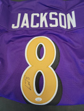 Feb/March Jersey Promo! - win a lamar jackson jsa certified auto jersey!