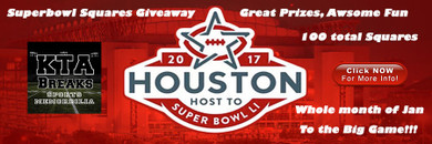 Superbowl Squares Promotion - Jan 10 - Feb 4th, 2017