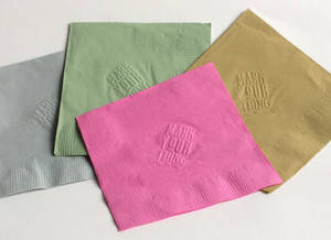 Embossed Napkin Samples