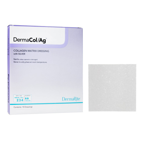 DermaCol AG Collagen Dressing Silver- 2x2