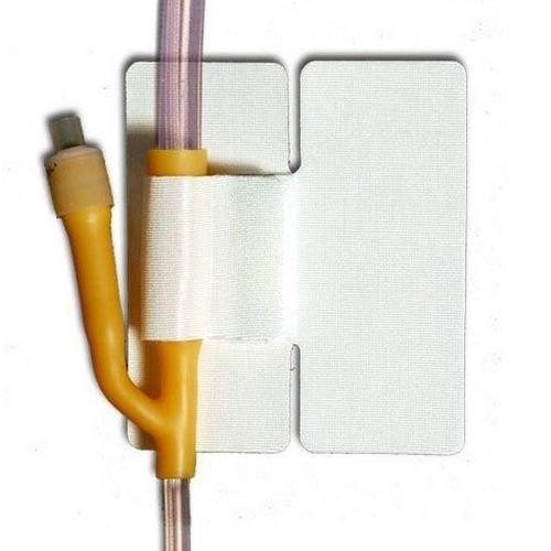 Cath-Secure Dual Tab Catheter Holder 3in Wrap Tabs 3in Wide Base, Ea 50/BX