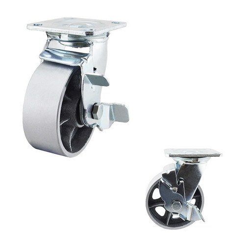 Stem Caster Brake & Swivel Lock- 5 Inch