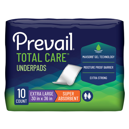 Prevail TotalCare Underpad- 30x36 Inch