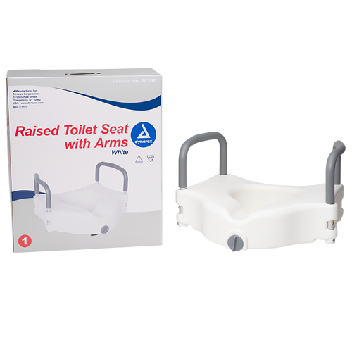 Raised Toilet Seat w/ Arms, DHEP Free
